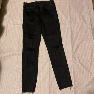 Abercrombie High Waisted Black Jeans